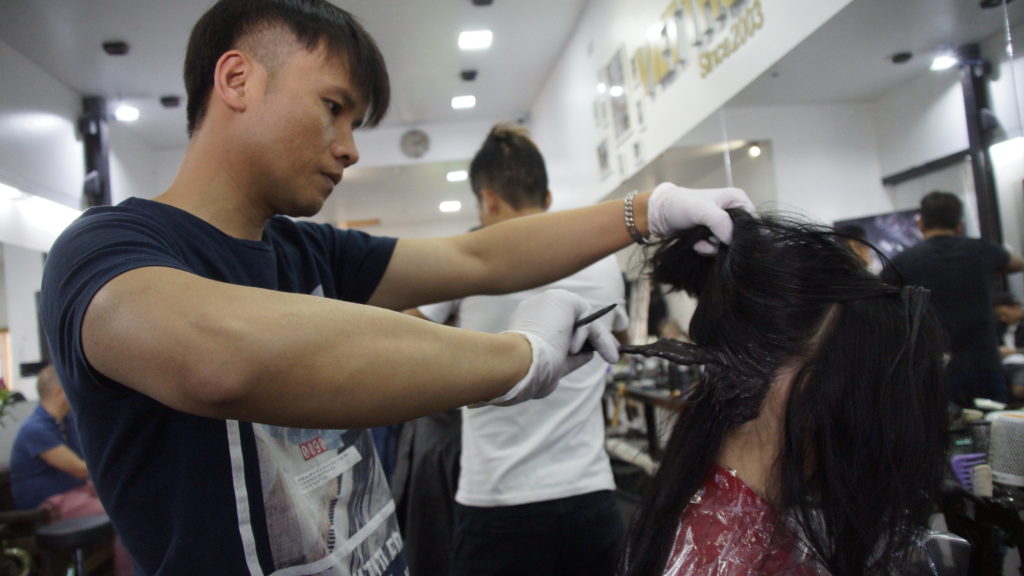 Die Haare Schon Bei Viet Thuc Im Dong Xuan Center Zeitblatt Magazin