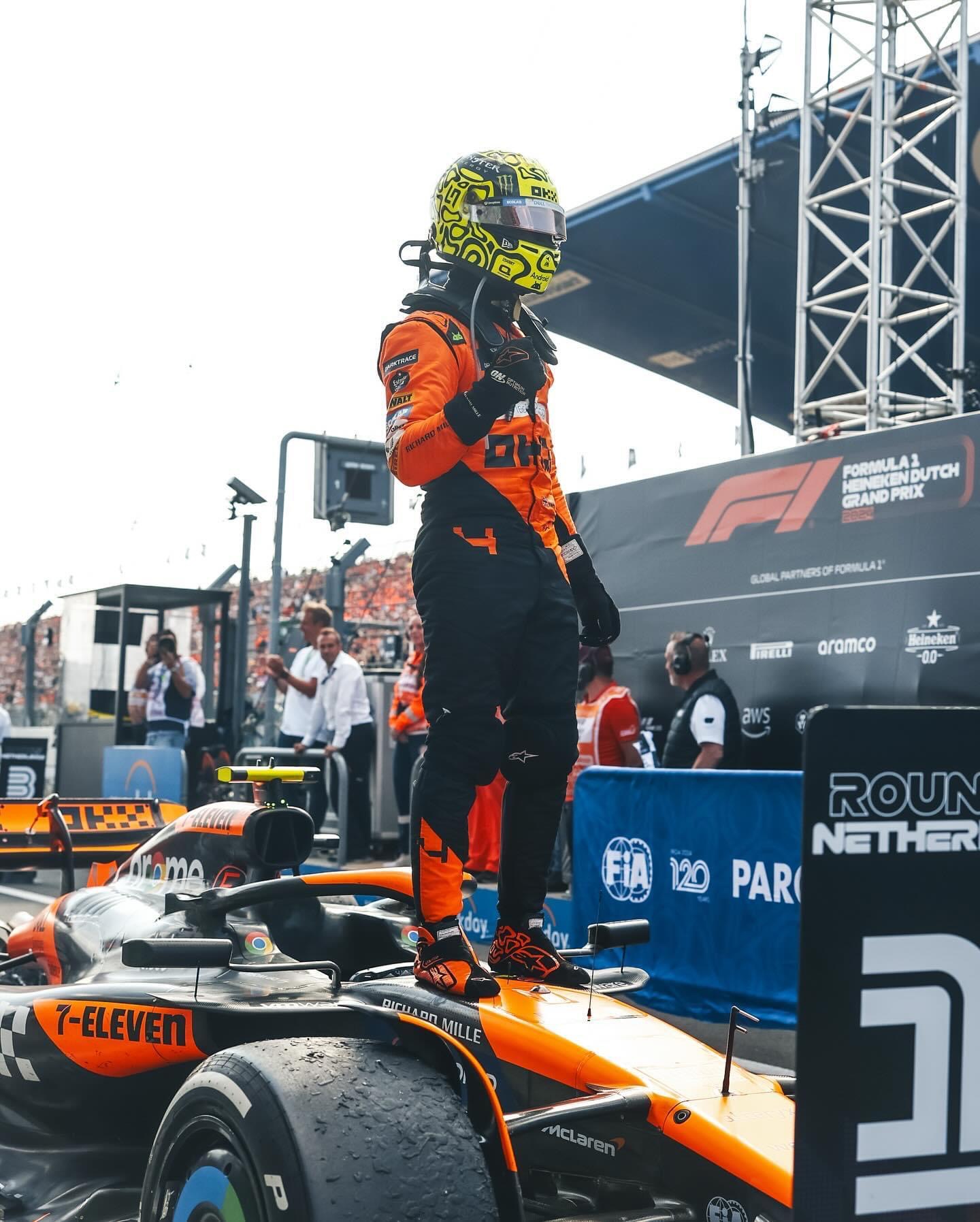 FORMULE 1 GRANDPRIX DES PAYSBAS 2024 Lando Norris a fait le "Max" à