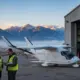 Elektroflugzeug ALIA CX300 von BETA Technologies bei Flugvorführung in Utah