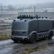 Fahrerloser Elektro-Lkw von Einride ohne Fahrerkabine in Ohio