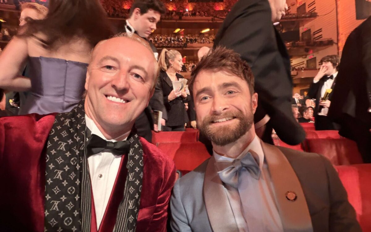 Daniel Radcliffe lächelt bei der Tony Awards-Verleihung.