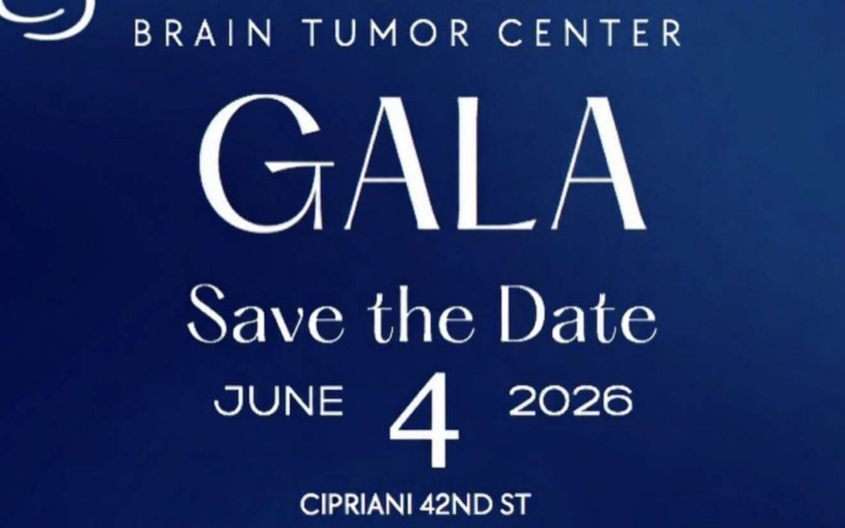 Die elegante Einladung zur Lenox Hill Brain Tumor Gala 2026 im Cipriani 42nd Street in New York.