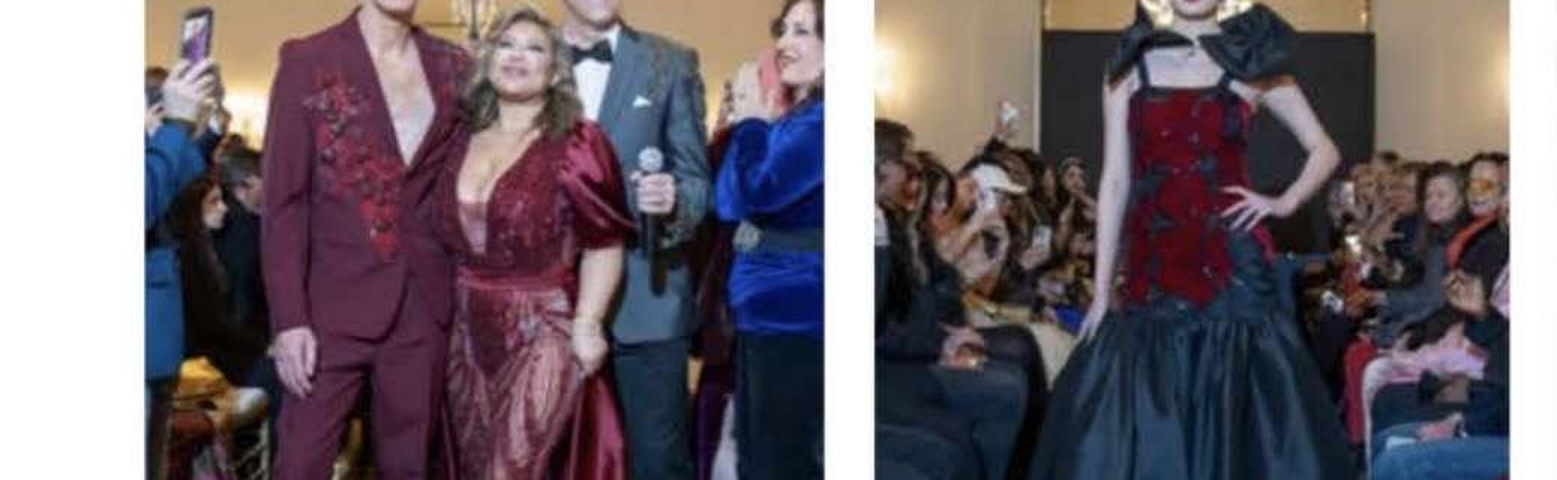 Prinz Mario-Max Schaumburg-Lippe moderiert die Couture-Show von Diana Mahrach im 3 West Club in New York.