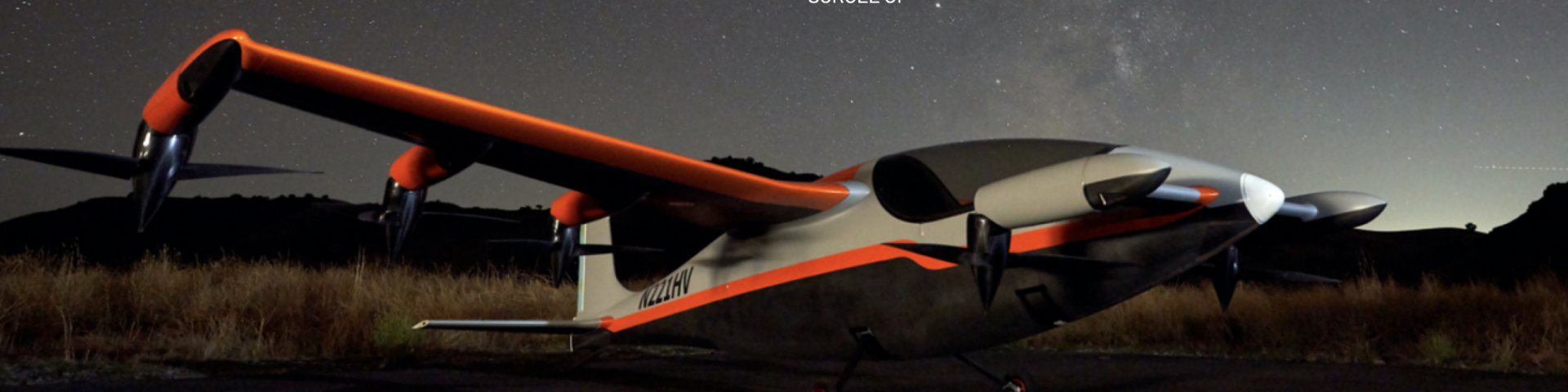 Ein Foto des Flugautos Flyer von Kitty Hawk, gefoerdert von Google-Mitgruender Larry Page.