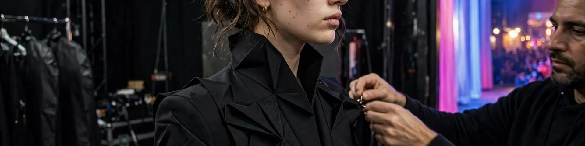 Backstage bei der Los Angeles Fashion Week in West Hollywood