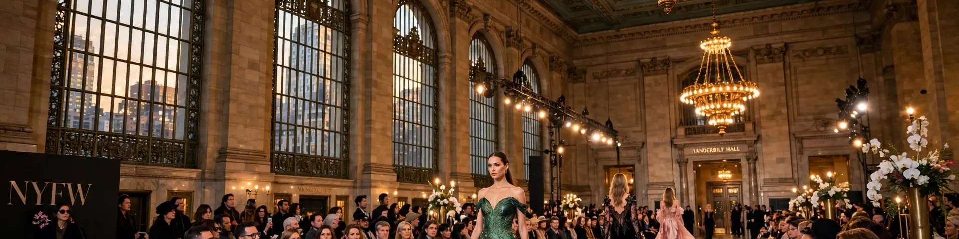 Vier Vanderbilt-Legenden kehren als Hologramme zur Fashion Week in den Vanderbilt Hall des Grand Central Terminals in New York zurück